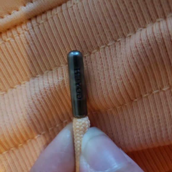 Coach Womens Peach Orange White Jogger Sweatpants Deadstock NWOT - Picture 5 of 12